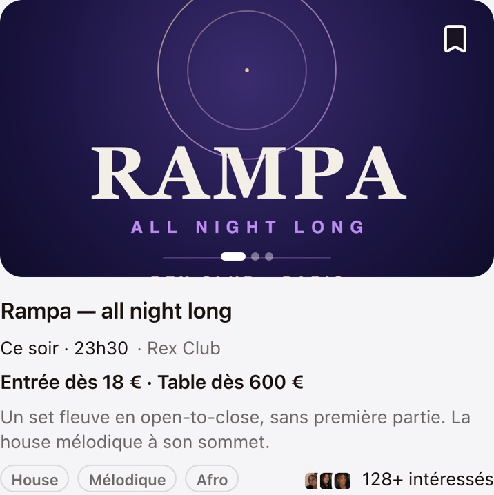 Rampa — all night long, Rex Club